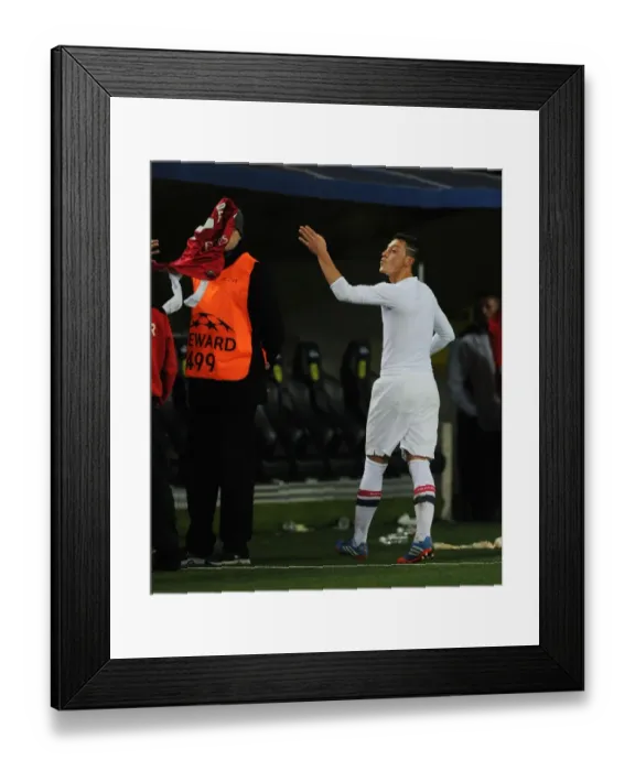 Framed Print : Mesut Ozil's Emotional Send-Off: Borussia Dortmund vs. Arsenal, UEFA Champions League (2013) Framed Print : Mesut Ozil's Emotional Send-Off: Borussia Dortmund vs. Arsenal, UEFA Champions League (2013)