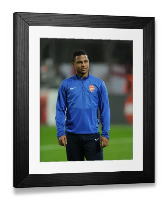 Framed Print : Serge Gnabry (Arsenal). Borussia Dortmund 0: 1 Arsenal. UEFA Champions League. Group F