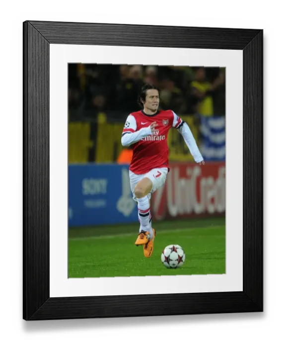 Framed Print : Tomas Rosicky in Action: Borussia Dortmund vs. Arsenal, UEFA Champions League (2013-14) Framed Print : Tomas Rosicky in Action: Borussia Dortmund vs. Arsenal, UEFA Champions League (2013-14)