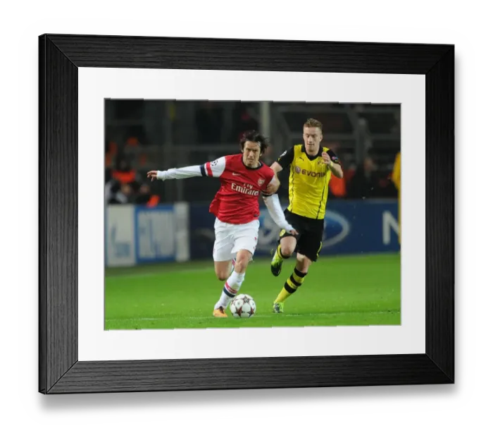 Framed Print : Clash of Stars: Rosicky vs. Reus - Borussia Dortmund vs. Arsenal, UEFA Champions League, 2013 Framed Print : Clash of Stars: Rosicky vs. Reus - Borussia Dortmund vs. Arsenal, UEFA Champions League, 2013