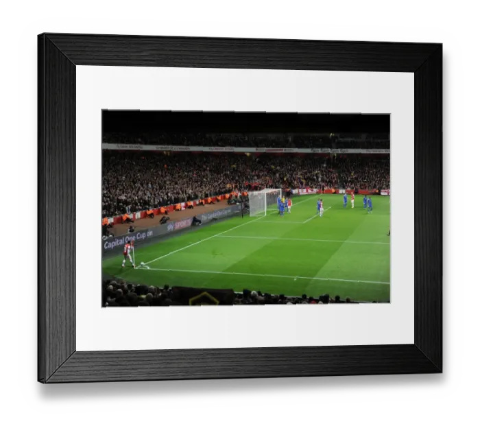 Framed Print : Arsenal vs Chelsea: Capital One Cup Fourth Round at Emirates Stadium Framed Print : Arsenal vs Chelsea: Capital One Cup Fourth Round at Emirates Stadium