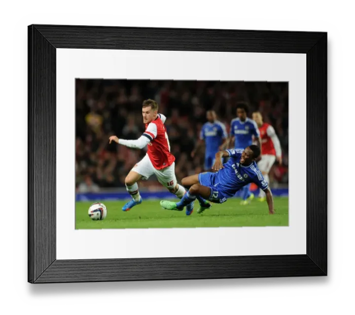 Framed Print : Jack Wilshere vs. Jon Mikel Obi: Battle in the Midfield - Arsenal v Chelsea, Capital One Cup 2013-14 Framed Print : Jack Wilshere vs. Jon Mikel Obi: Battle in the Midfield - Arsenal v Chelsea, Capital One Cup 2013-14