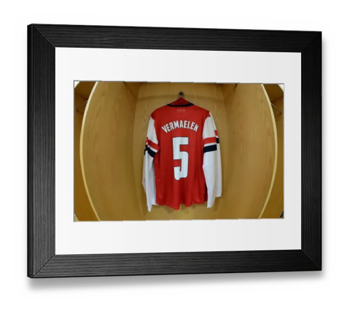 Framed Print : Thomas Vermaelen's Emirates Stadium Changing Room: Arsenal vs Chelsea, Capital One Cup 2013-14 Framed Print : Thomas Vermaelen's Emirates Stadium Changing Room: Arsenal vs Chelsea, Capital One Cup 2013-14