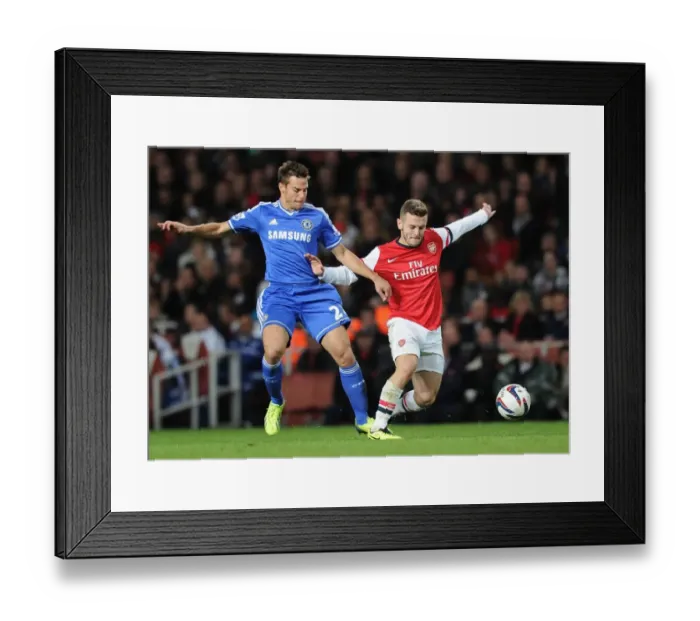 Framed Print : Jack Wilshere vs Cesar Azpilicueta: Battle at the Emirates - Arsenal v Chelsea, Capital One Cup 2013-14 Framed Print : Jack Wilshere vs Cesar Azpilicueta: Battle at the Emirates - Arsenal v Chelsea, Capital One Cup 2013-14