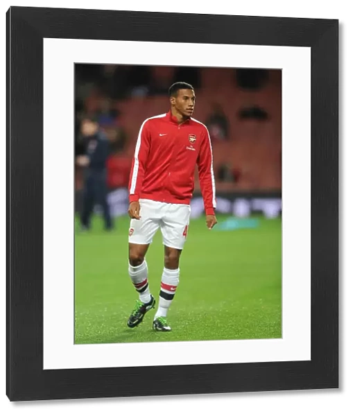Isaac Hayden (Arsenal) before the match. Arsenal 2: 0 Liverpool. Barclays Premier League