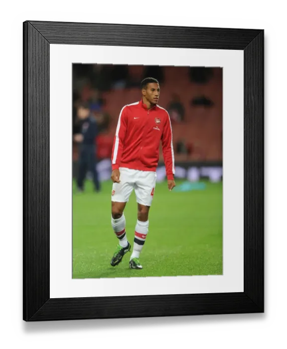 Framed Print : Isaac Hayden (Arsenal) before the match. Arsenal 2: 0 Liverpool. Barclays Premier League Framed Print : Isaac Hayden (Arsenal) before the match. Arsenal 2: 0 Liverpool. Barclays Premier League