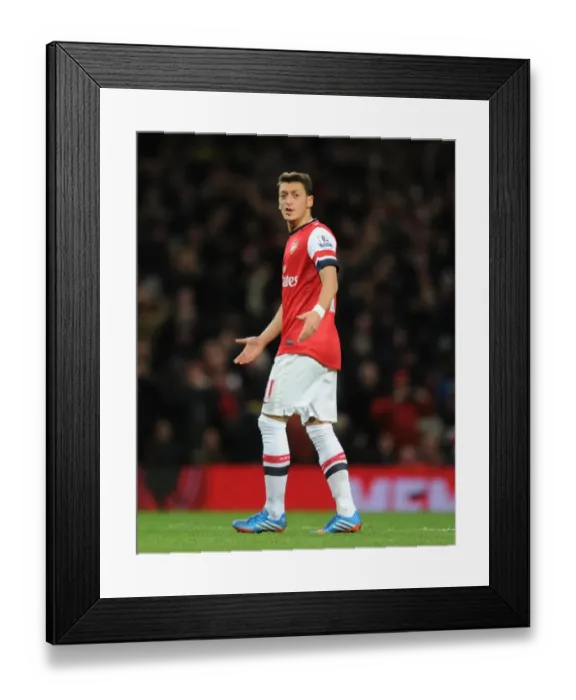 Framed Print : Mesut Ozil in Action: Arsenal vs. Liverpool, Premier League 2013-14 Framed Print : Mesut Ozil in Action: Arsenal vs. Liverpool, Premier League 2013-14