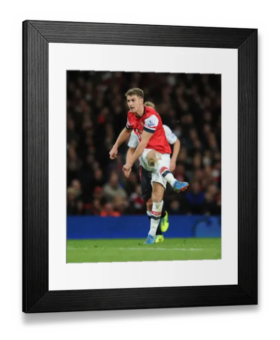 Framed Print : Ramsey's Stunning Strike: Arsenal's Game-Changing Moment vs. Liverpool, 2013-14 Premier League