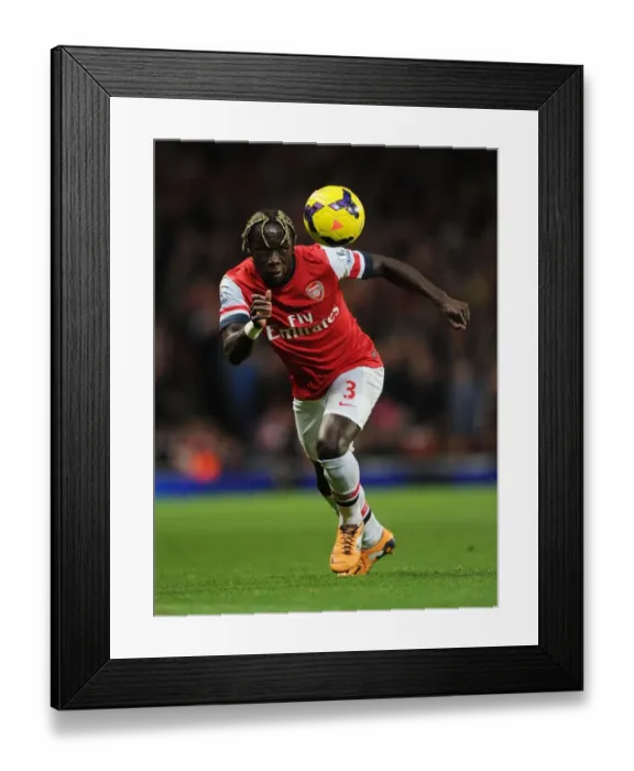 Framed Print : Arsenal vs Liverpool: Bacary Sagna in Action at the Emirates Stadium (2013-14) Framed Print : Arsenal vs Liverpool: Bacary Sagna in Action at the Emirates Stadium (2013-14)