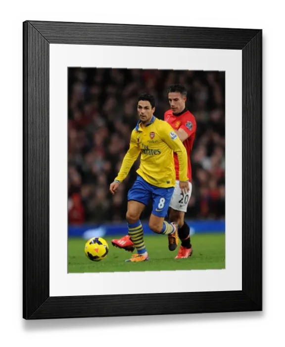 Framed Print : Mikel Arteta vs. Robin van Persie: Clash of the Titans - Manchester United vs. Arsenal, Premier League, 2013 Framed Print : Mikel Arteta vs. Robin van Persie: Clash of the Titans - Manchester United vs. Arsenal, Premier League, 2013