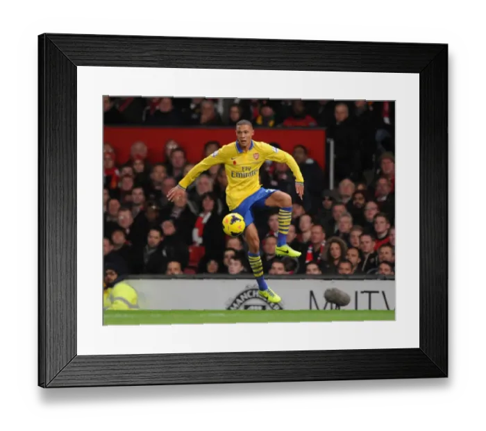 Framed Print : Kieran Gibbs in Action: Manchester United vs Arsenal, Premier League 2013-14 Framed Print : Kieran Gibbs in Action: Manchester United vs Arsenal, Premier League 2013-14