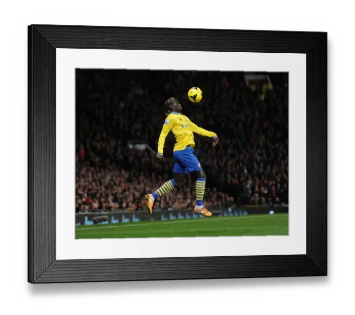 Framed Print : Bacary Sagna in Action: Arsenal vs. Manchester United, Premier League 2013-14 Framed Print : Bacary Sagna in Action: Arsenal vs. Manchester United, Premier League 2013-14