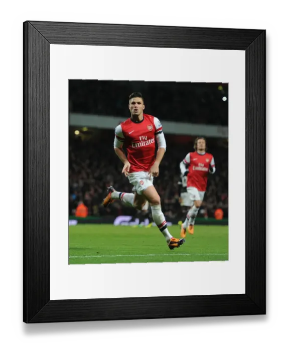 Framed Print : Giroud's Brace: Arsenal's Victory Over Southampton in the 2013-14 Premier League Framed Print : Giroud's Brace: Arsenal's Victory Over Southampton in the 2013-14 Premier League
