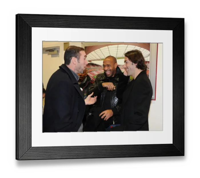 Framed Print : Arsenal Legends Reunite: Thierry Henry, Martin Keown, and Robert Pires at Emirates Stadium Framed Print : Arsenal Legends Reunite: Thierry Henry, Martin Keown, and Robert Pires at Emirates Stadium