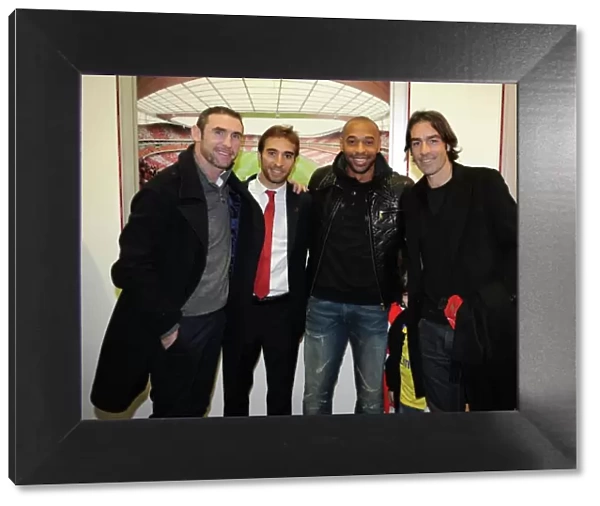 Arsenal Legends Reunite: Henry, Keown, Pires and Flamini at Emirates Stadium