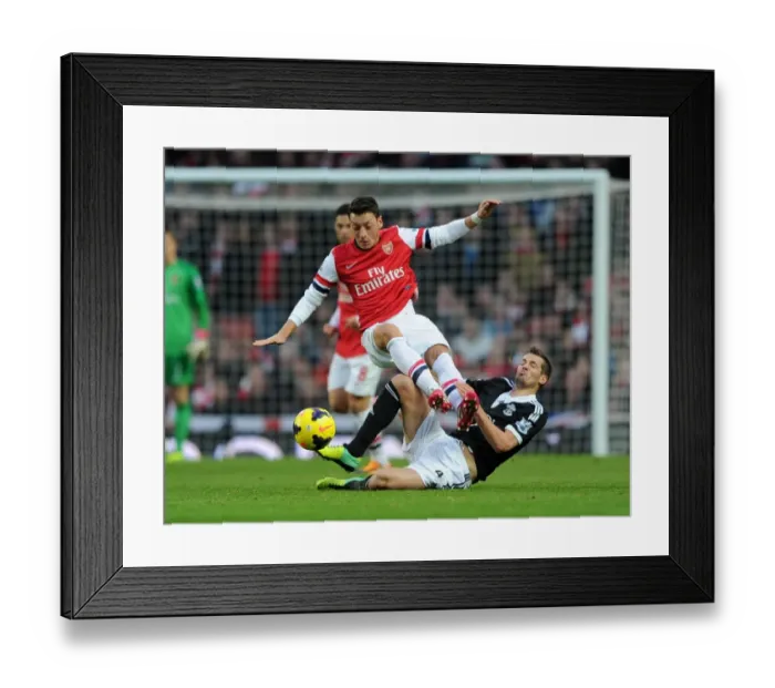 Framed Print : Mesut Ozil vs. Morgan Schneiderlin: Battle in the Midfield - Arsenal v Southampton (2013-14) Framed Print : Mesut Ozil vs. Morgan Schneiderlin: Battle in the Midfield - Arsenal v Southampton (2013-14)