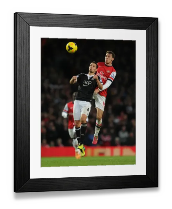 Framed Print : Clash of Champions: Gibbs vs Schneiderlin - Arsenal vs Southampton, Premier League 2013-14 Framed Print : Clash of Champions: Gibbs vs Schneiderlin - Arsenal vs Southampton, Premier League 2013-14