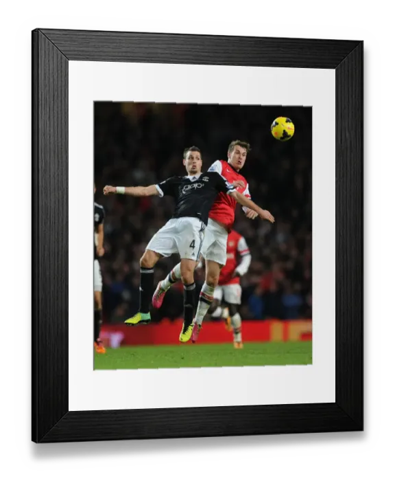 Framed Print : Clash of Midfield Titans: Gibbs vs Schneiderlin - Arsenal vs Southampton, Premier League 2013-14 Framed Print : Clash of Midfield Titans: Gibbs vs Schneiderlin - Arsenal vs Southampton, Premier League 2013-14