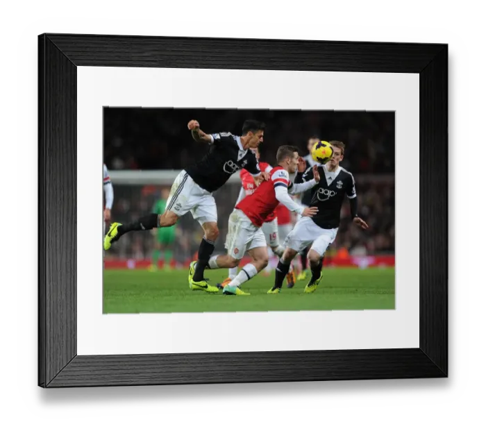 Framed Print : Arsenal vs Southampton: Premier League Clash at Emirates Stadium (November 2013)