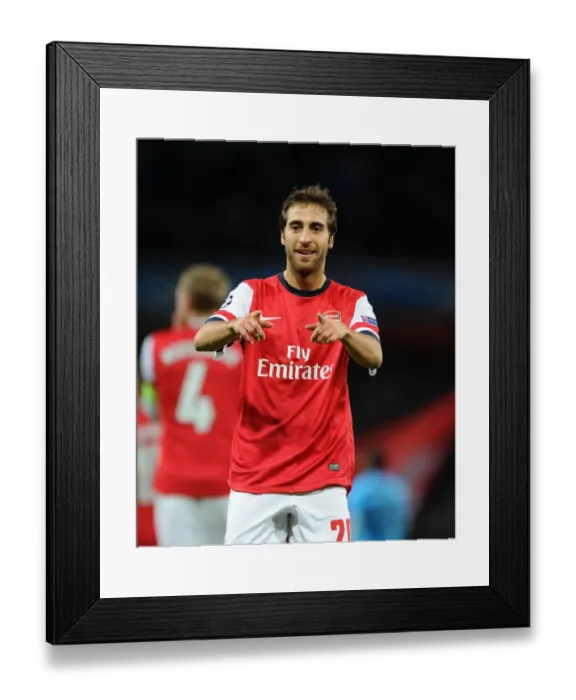 Framed Print : Flamini in Action: Arsenal vs. Marseille, UEFA Champions League (2013) Framed Print : Flamini in Action: Arsenal vs. Marseille, UEFA Champions League (2013)
