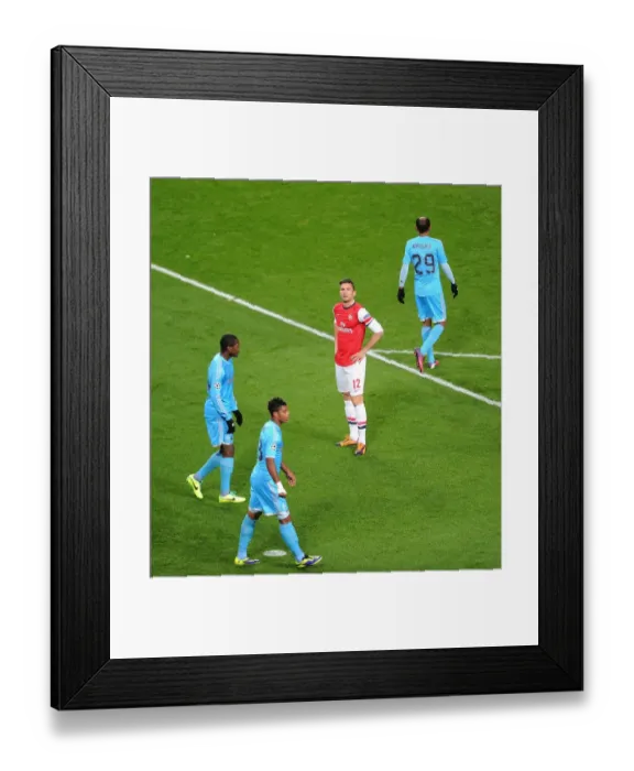 Framed Print : Olivier Giroud in Action: Arsenal vs. Olympique de Marseille, UEFA Champions League (2013) Framed Print : Olivier Giroud in Action: Arsenal vs. Olympique de Marseille, UEFA Champions League (2013)