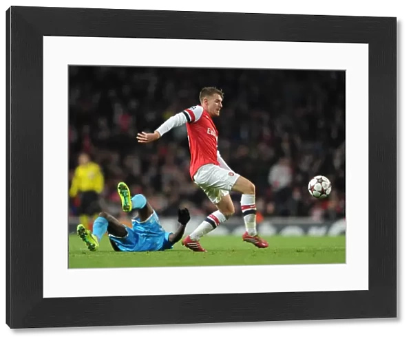 Aaron Ramsey (Arsenal). Arsenal 2: 0 Olympic Marseille. UEFA Champions League. Group F