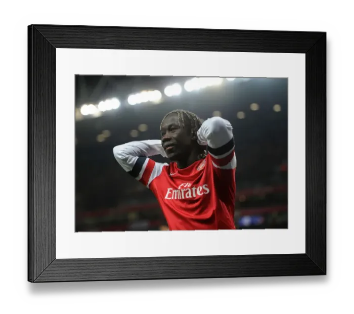 Framed Print : Arsenal vs Marseille: Bacary Sagna in Action, UEFA Champions League, 2013 Framed Print : Arsenal vs Marseille: Bacary Sagna in Action, UEFA Champions League, 2013