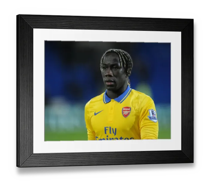 Framed Print : Bacary Sagna: Post-Match Reflection, Cardiff City vs. Arsenal (2013-14) Framed Print : Bacary Sagna: Post-Match Reflection, Cardiff City vs. Arsenal (2013-14)