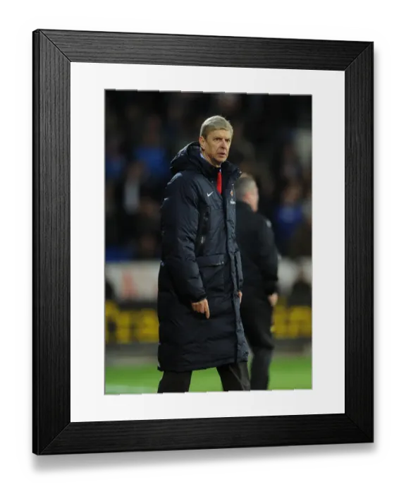 Framed Print : Arsene Wenger Leads Arsenal in 2013-14 Premier League Match against Cardiff City Framed Print : Arsene Wenger Leads Arsenal in 2013-14 Premier League Match against Cardiff City