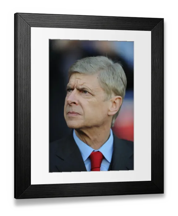 Framed Print : Arsene Wenger: Arsenal Manager Gears Up for Cardiff City Showdown (November 2013)