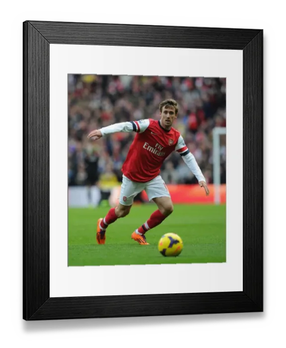 Framed Print : Nacho Monreal in Action: Arsenal vs. Manchester City, Premier League 2013-14 Framed Print : Nacho Monreal in Action: Arsenal vs. Manchester City, Premier League 2013-14