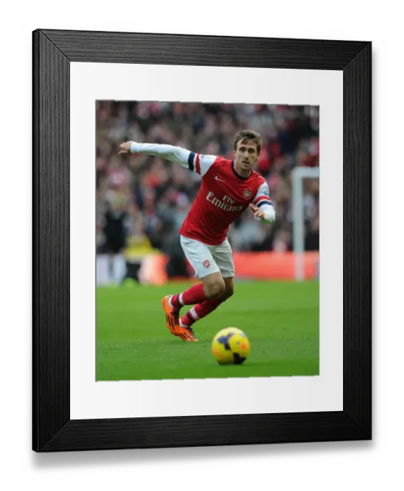 Framed Print : Nacho Monreal in Action: Arsenal vs. Manchester City, Premier League 2013-14 Framed Print : Nacho Monreal in Action: Arsenal vs. Manchester City, Premier League 2013-14