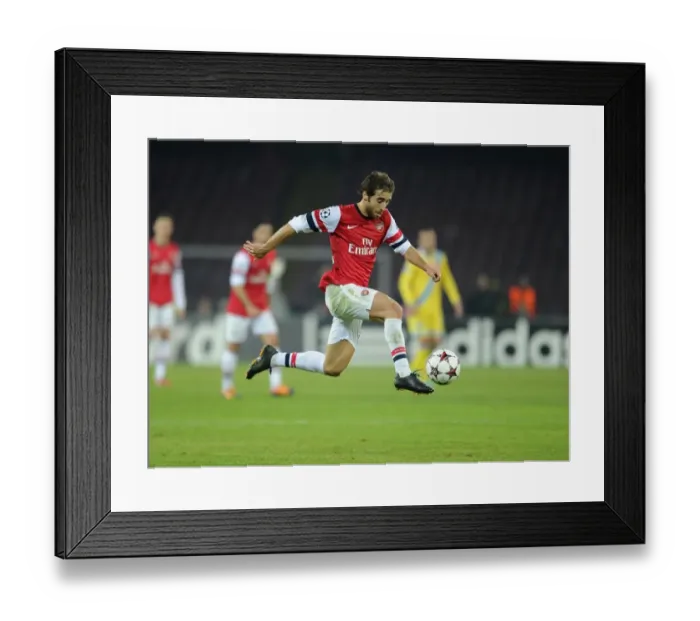 Framed Print : Mathieu Flamini in Action: Napoli vs. Arsenal, UEFA Champions League 2013-14 Framed Print : Mathieu Flamini in Action: Napoli vs. Arsenal, UEFA Champions League 2013-14