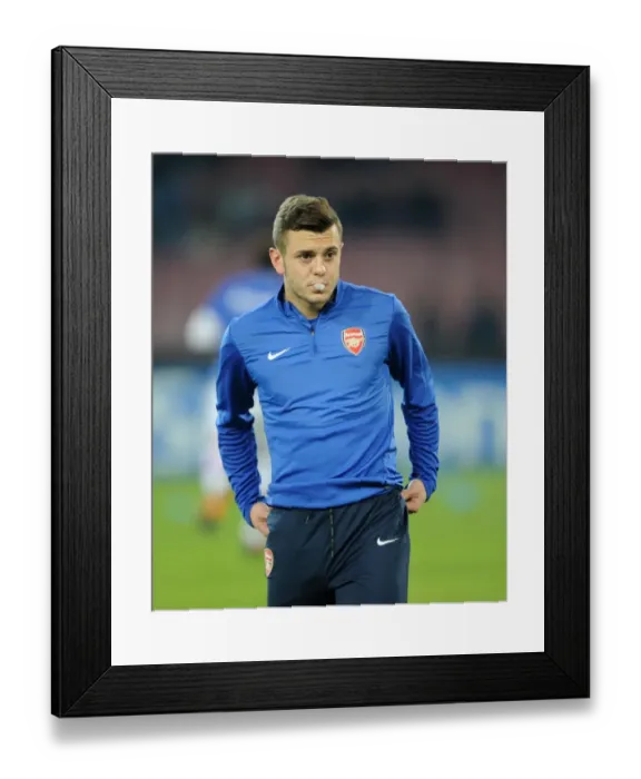 Framed Print : Jack Wilshere Gears Up: Napoli vs Arsenal, UEFA Champions League, 2013 Framed Print : Jack Wilshere Gears Up: Napoli vs Arsenal, UEFA Champions League, 2013