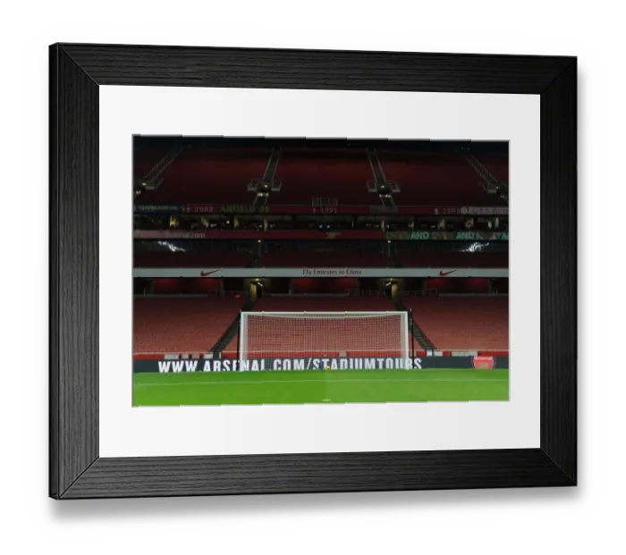 Framed Print : Arsenal's North Bank Goal: Arsenal v Hull City, Premier League 2013-14 Framed Print : Arsenal's North Bank Goal: Arsenal v Hull City, Premier League 2013-14