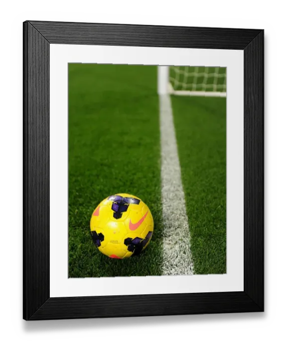 Framed Print : Emirates Stadium: Hawkeye Goal Line Technology Test - Arsenal vs Hull City, Premier League 2013-14