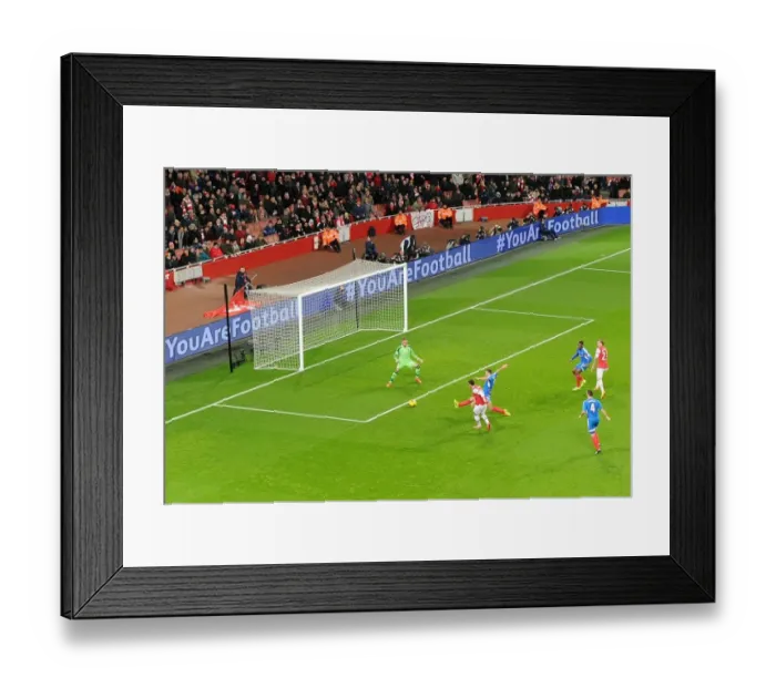 Framed Print : Mesut Ozil's Pressure-Cooker Goal: Arsenal's Victory over Hull City (2013-14)