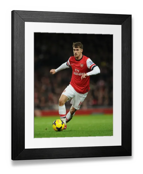 Framed Print : Aaron Ramsey in Action: Arsenal vs Hull City, Premier League 2013-14 Framed Print : Aaron Ramsey in Action: Arsenal vs Hull City, Premier League 2013-14