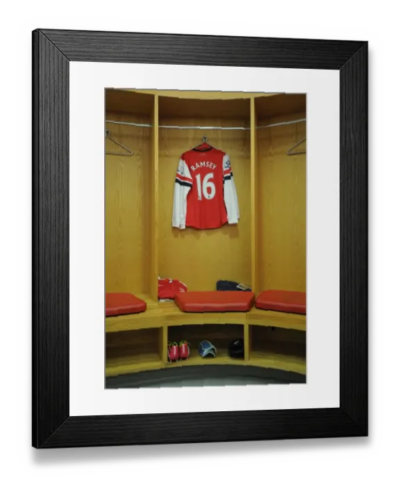 Framed Print : Aaron Ramsey's Arsenal Changing Room Moment before Arsenal vs Hull City (2013-14) Framed Print : Aaron Ramsey's Arsenal Changing Room Moment before Arsenal vs Hull City (2013-14)