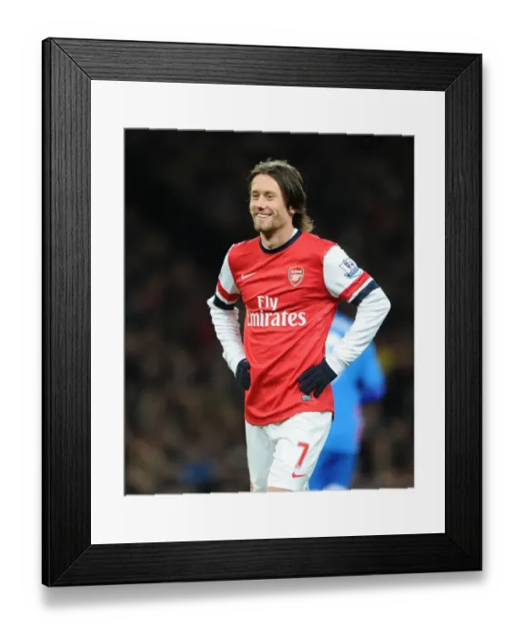 Framed Print : Tomas Rosicky in Action: Arsenal vs. Hull City (2013-14) Framed Print : Tomas Rosicky in Action: Arsenal vs. Hull City (2013-14)