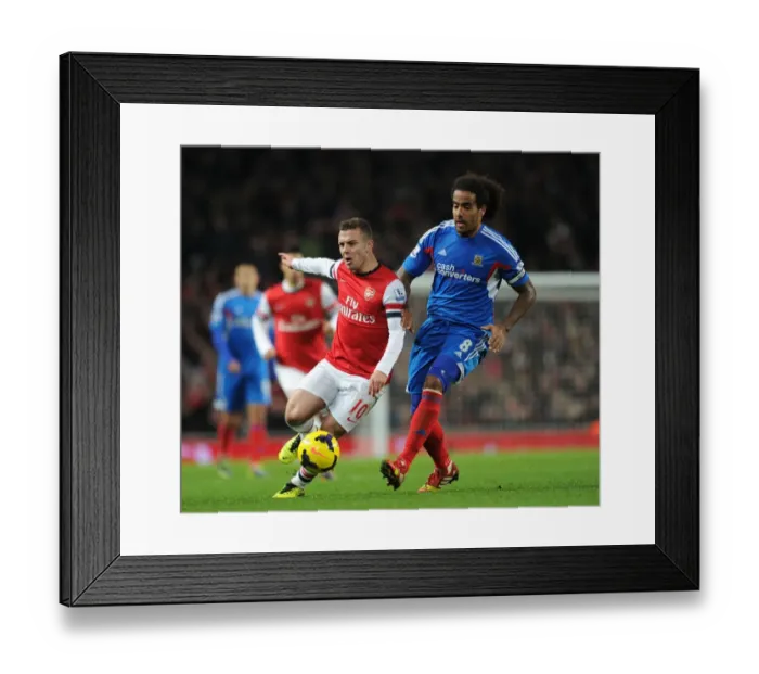 Framed Print : Arsenal vs Hull City: Wilshere vs Huddlestone - Premier League Clash, 2013 Framed Print : Arsenal vs Hull City: Wilshere vs Huddlestone - Premier League Clash, 2013