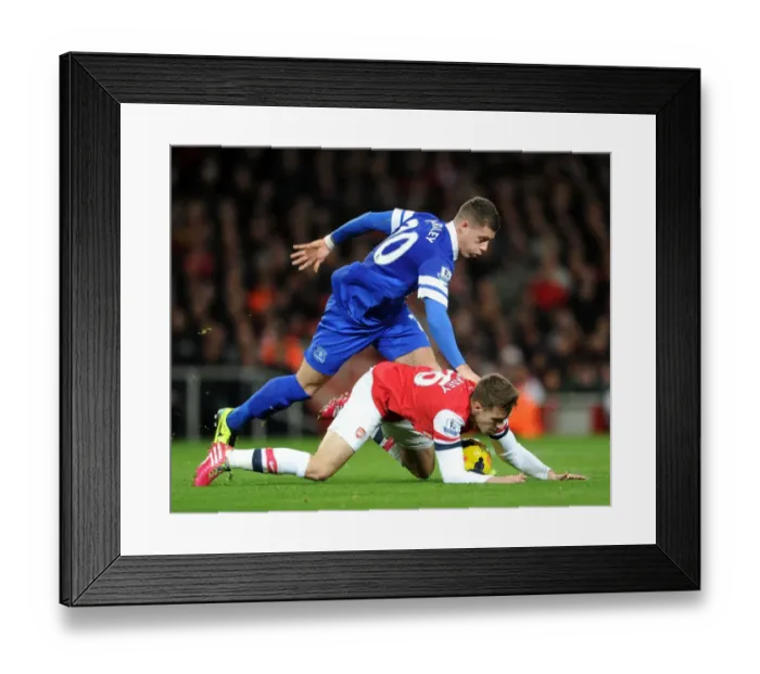 Framed Print : Ramsey vs. Barkley: A Foul Encounter at the Emirates (2013-14 Arsenal vs. Everton) Framed Print : Ramsey vs. Barkley: A Foul Encounter at the Emirates (2013-14 Arsenal vs. Everton)