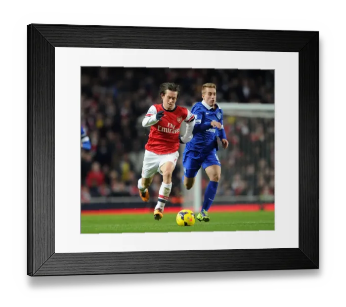 Framed Print : Clash of Midfield Geniuses: Rosicky vs Deulofeu - Arsenal vs Everton Premier League Battle (2013) Framed Print : Clash of Midfield Geniuses: Rosicky vs Deulofeu - Arsenal vs Everton Premier League Battle (2013)