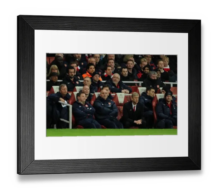 Framed Print : Arsene Wenger the Arsenal Manager. Arsenal 1: 1 Everton. Barclays Premier League. Emirates Stadium Framed Print : Arsene Wenger the Arsenal Manager. Arsenal 1: 1 Everton. Barclays Premier League. Emirates Stadium