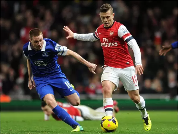 Arsenal's Jack Wilshere Faces Off Against Everton's James McCarthy in Premier League Clash
