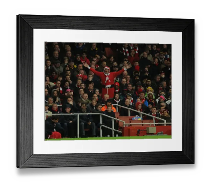 Framed Print : Arsenal vs. Chelsea: A Christmas Clash with an Unusual Fan Framed Print : Arsenal vs. Chelsea: A Christmas Clash with an Unusual Fan