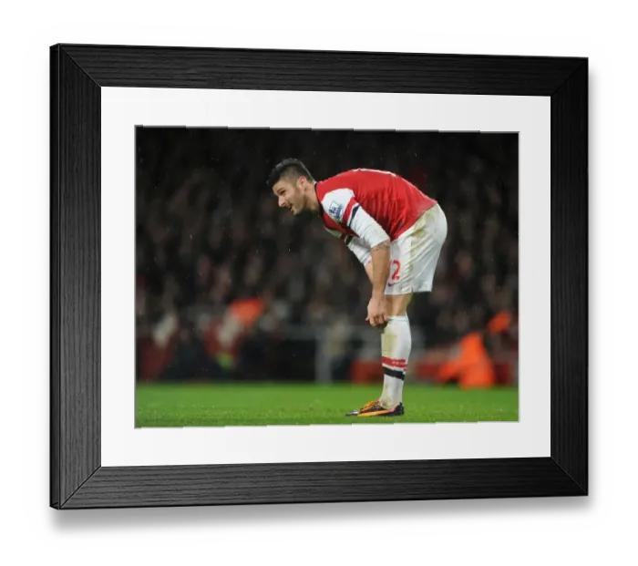 Framed Print : Giroud's Battle at the Emirates: Arsenal vs. Chelsea (2013-14) Framed Print : Giroud's Battle at the Emirates: Arsenal vs. Chelsea (2013-14)