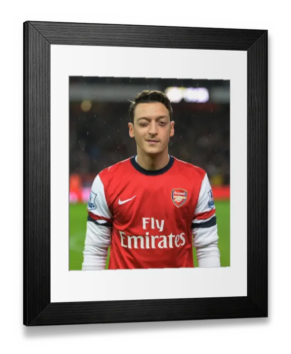 Framed Print : Mesut Ozil: Arsenal's Star Player Before the Arsenal v Chelsea Clash (2013-14) Framed Print : Mesut Ozil: Arsenal's Star Player Before the Arsenal v Chelsea Clash (2013-14)
