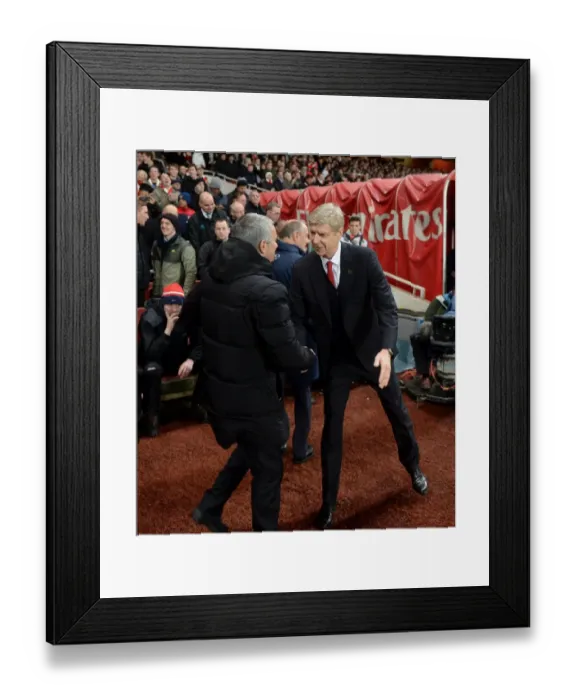 Framed Print : Arsene Wenger vs Jose Mourinho: A Premier League Rivalry Epic - Arsenal vs Chelsea (2013) Framed Print : Arsene Wenger vs Jose Mourinho: A Premier League Rivalry Epic - Arsenal vs Chelsea (2013)