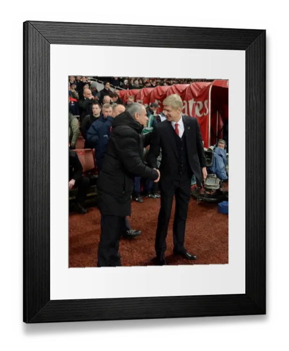Framed Print : Arsene Wenger vs. Jose Mourinho: Battle of the Managers - Arsenal v Chelsea (2013-14)